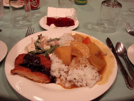 ロサンゼルスの昼食はバイキング！お皿いっぱいのカレーでエネルギー補給｜HAL卒業旅行記Day4｜🇺🇸USA 2007 🍛🇺🇸