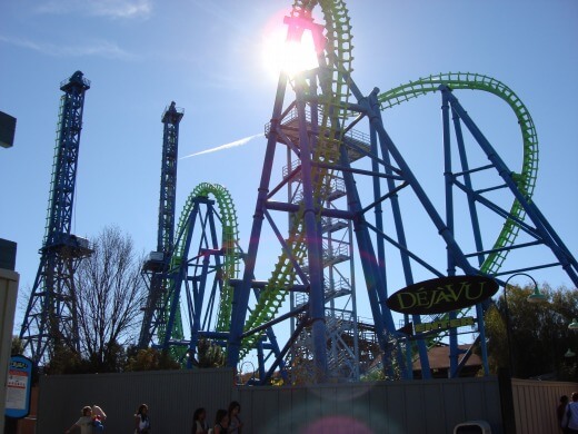 マジックマウンテンを遊び尽くす！逆走 Deja Vuと高さ400mのスーパーマン｜HAL卒業旅行記Day7｜🇺🇸USA 2007 🎢🦸‍♂️