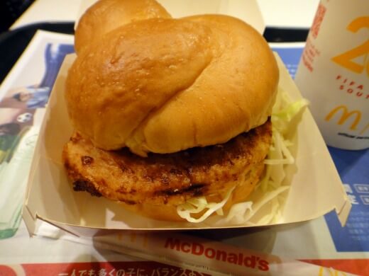 チキンタツタとバニラシェイク@マクドナルド