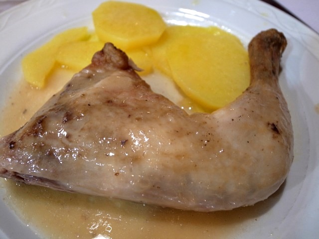5日目 夕食 鶏肉料理(Dona Lina)＠セビージャ