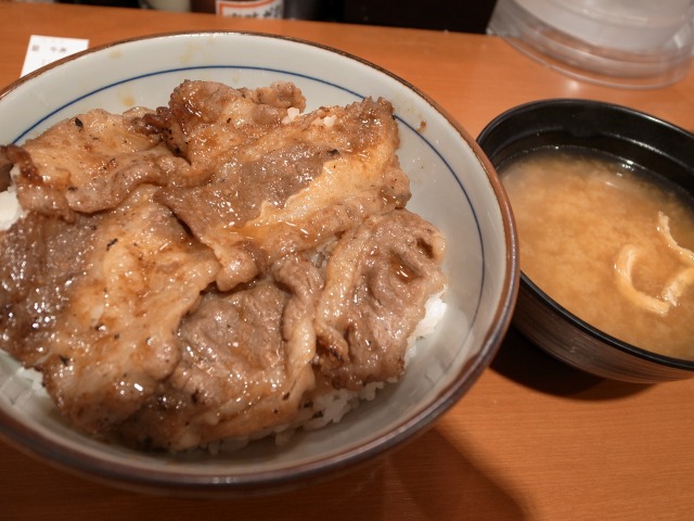 東京チカラめし「焼き牛丼」を食べました＠神田