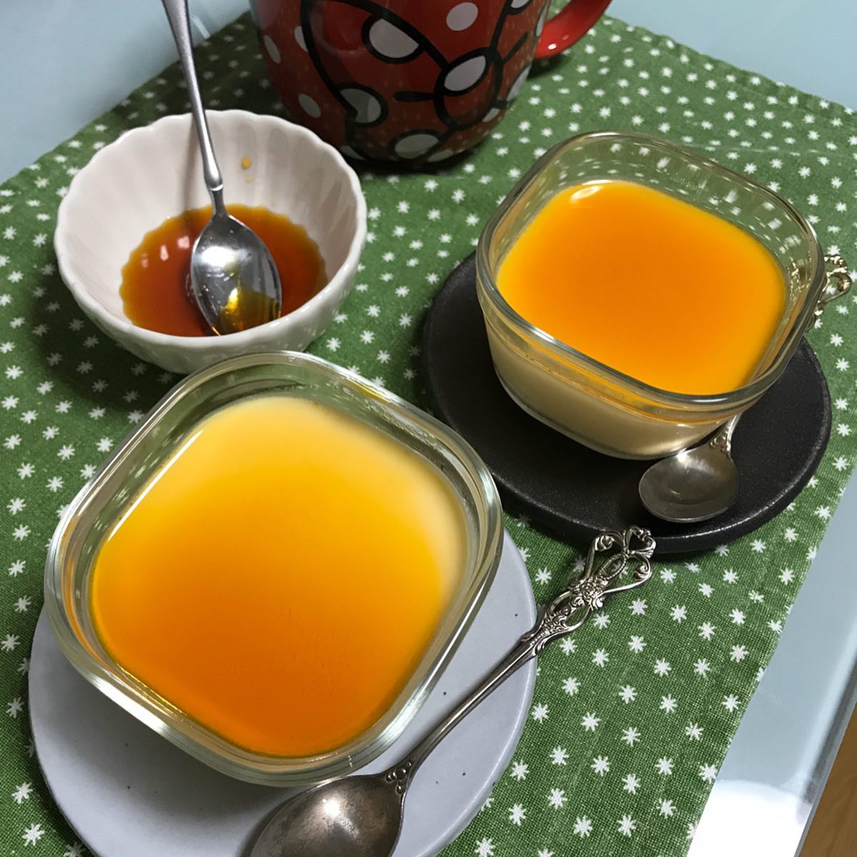 バーミュキュラでプリン🍮作ってみました😋