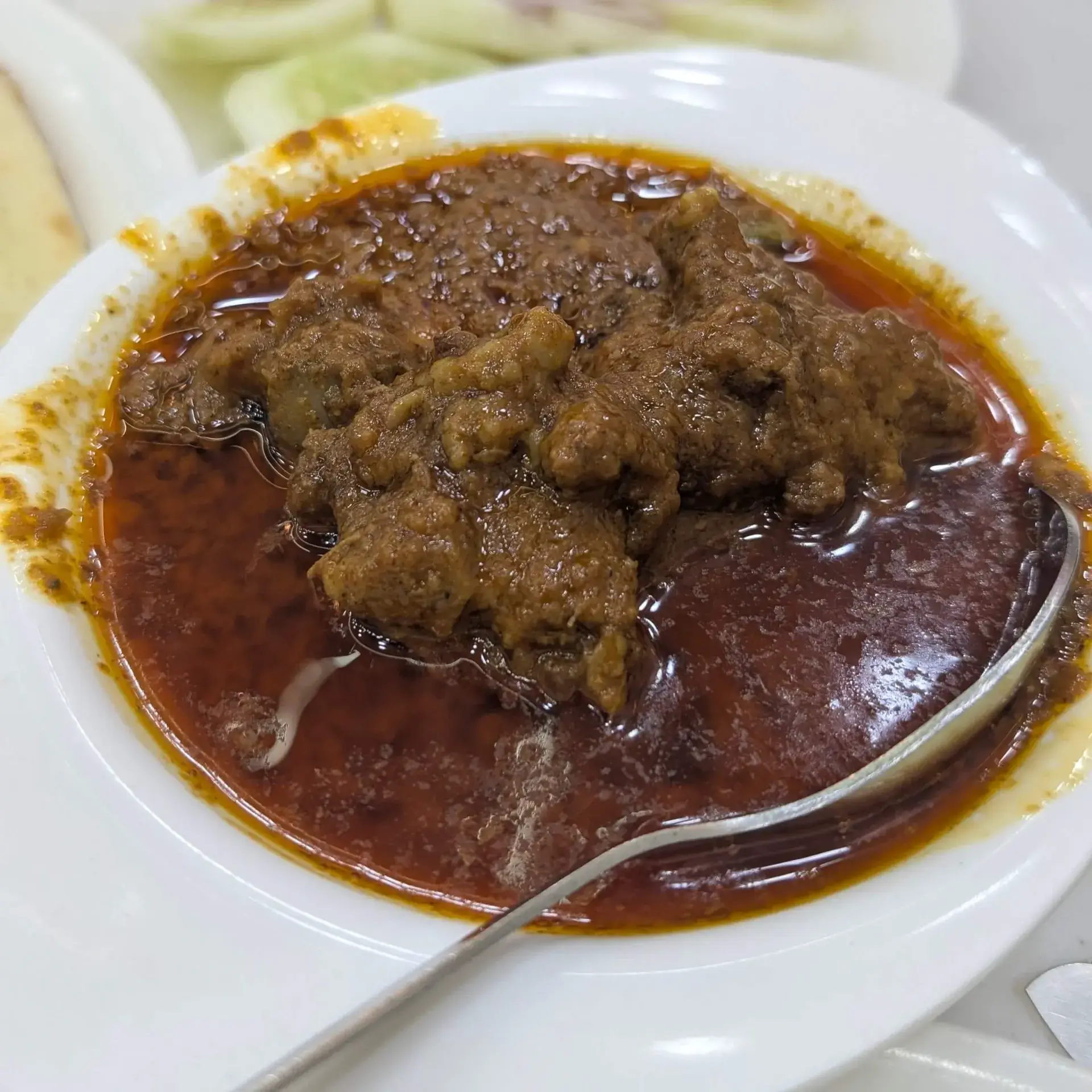 インド・デリーで堪能した、スパイスとオイルがたっぷり使われた本格的なマトンカレー